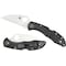 Spyderco 2024 Spyderco Delica 4 Lightweight Black Flat Ground Wharncliffe Plain SPY-C11FPWCBK - alternate 1